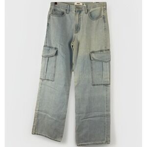 NWT JBD Light Blue Wide Leg  Cargo Jeans size 29